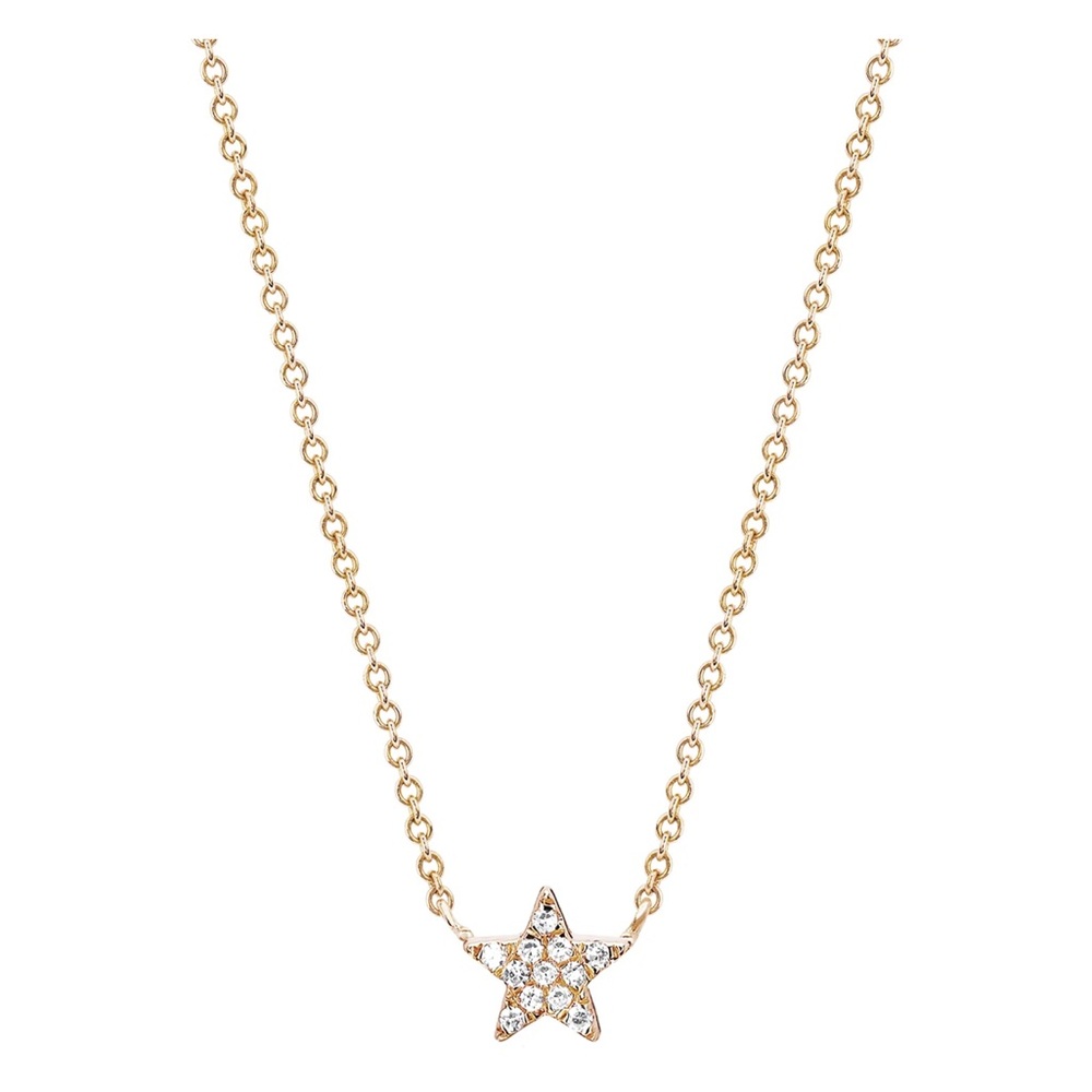 EF collection diamond star choker necklace